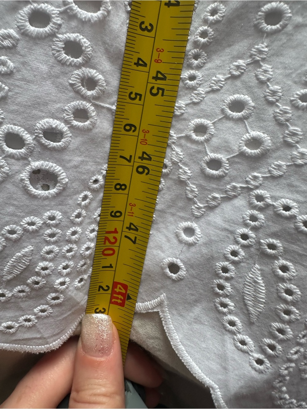 Veronica Beard Romantic Eyelet Midi Dress White Cotton Sleeveless Size 8 - Picture 10 of 13